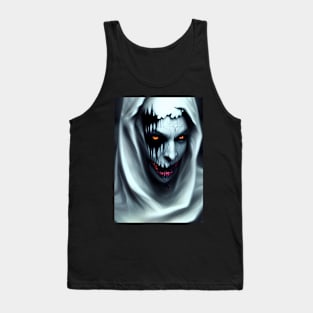SPOOKY AND CREEPY RED EYED SPOOKY HALLOWEEN Tank Top